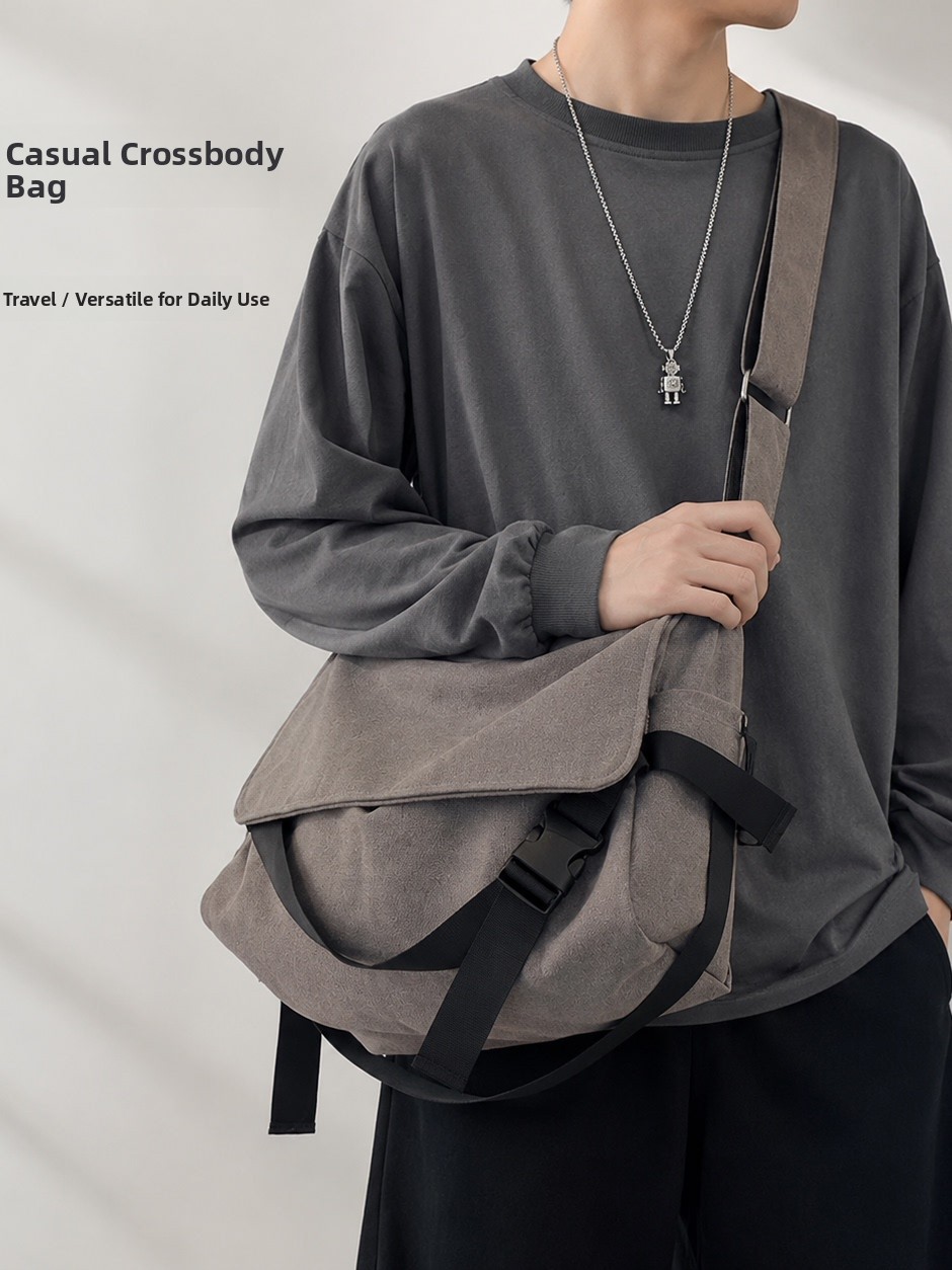Canvas Backpack Casual - Unisex Large Capacity Canvas Slant Crossbody