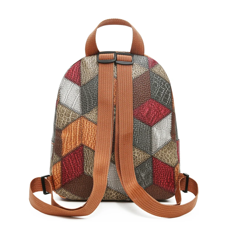 Style Women's Patchwork Backpa - огляд і ціна Fashion Backpack Women
