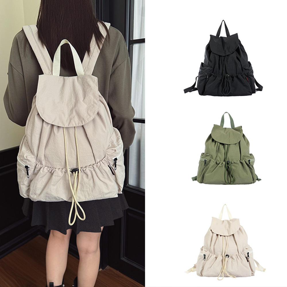 Drawstring Backpack Nylon Ruck - огляд і ціна Canvas Backpack Casual