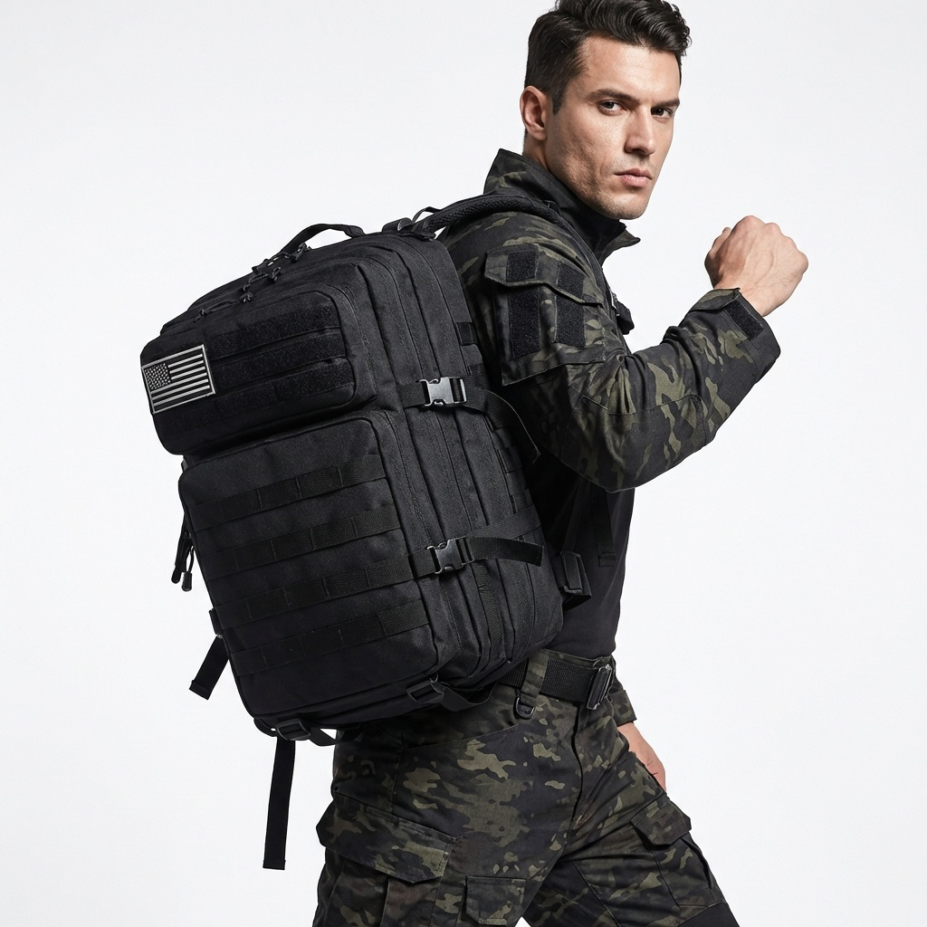 45L Large Outdoor Tactical Bac - огляд і ціна Urban Backpack Tactical